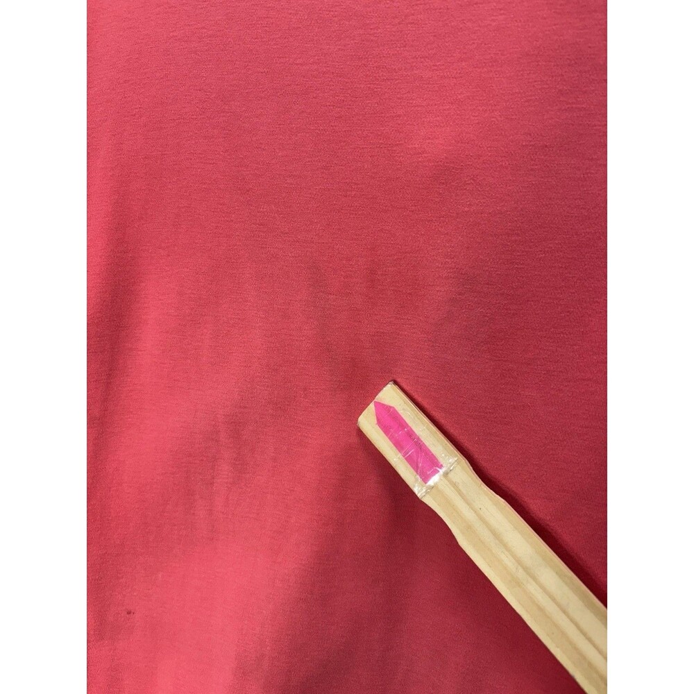 Eileen Fisher Womens Cropped Short Sleeve T-shirt Salmon Pink 100%Cotton Sz L - Picture 3 of 12